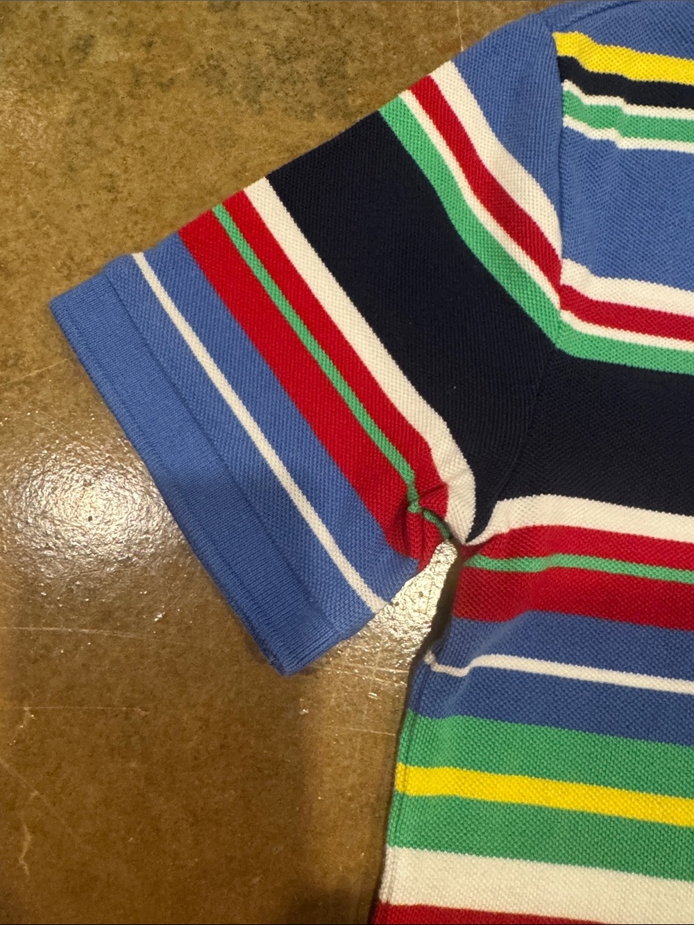 Polo by Ralph Lauren🏇Boys Striped Polo Shirt Size 8 - Picture 3 of 5